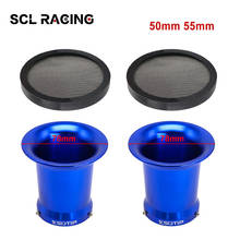 SCL Racing New 50mm 55mm Motorcycle Carburetor Air Filter Cup Wind Horn Cup Mesh For Keihin PWK 21 24 26 28 30 32 34mm PE28 PE30 2024 - buy cheap