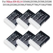 7.4V 1500mAh EN-EL14 Batteries D5200 D3100 D3200 D5100 P7000 P7100 MH-24 Camera Battery for Nikon ENEL14 2024 - buy cheap