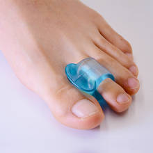 Separador ortopédico de dedos de silicone, protetor de joanete para cuidados com os pés, ferramenta de correção, 1 par 2024 - compre barato
