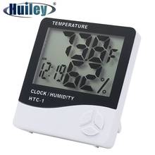 Комнатный термометр, гигрометр, электронный цифровой ЖК-дисплей C/F, измеритель температуры и влажности, будильник, метеостанция, спальня, дом 2024 - купить недорого