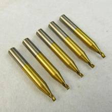 2.5 mm Titanium End Milling Cutter For Vertical Key Machine Parts Locksmith Tools Cutters Bits Steel Drill 5 pieces/lot 2024 - buy cheap