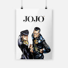 Josuke higashikata okuyasu jimniura, quadrado, poster de tela, decoração de parede, sala de estudo, casa, moldura de madeira, impressões de decoração 2024 - compre barato