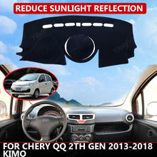 Cubierta de salpicadero de coche, alfombrilla protectora para Chery QQ 2th Gen 2013-2018, Kimo, parasol 2024 - compra barato