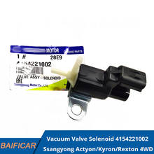 Baificar válvula de vácuo solenoide 4154221002, novo válvula genuína para ssangyong actyon/kyron/rexton 4wd 2024 - compre barato