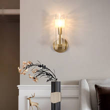 Jmzm-Lámpara de pared moderna de cobre, luz de fondo de TV, de lujo, para sala de estar, creativa, para decoración de cafetería y Club 2024 - compra barato