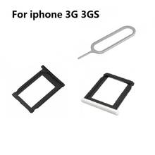 Новый держатель слота для sim-карты + шпилька для извлечения для iPhone 3, 3GS, 4, 2, 5, 2, 5, 5, 5, SE, 5C 2024 - купить недорого