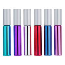 500pcs/lot 10ml Perfume Bottle with Roller Ball UV Glass Essential Oil Roll On Container 1/3oz Empty Ccosmetic Packaging 2024 - buy cheap