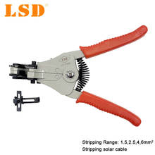 MC4 Solar Wire Stripper PV Solar Cable Wire Connector Stripping Pliers Hand Tools 1.5 2.5 4 6mm2 Fixed Length Automatic Pliers 2024 - buy cheap