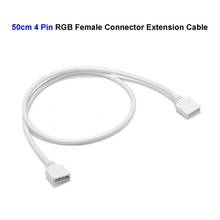 4 Pin Female RGB Connector Power Extension Cable 50cm LED Connectors Electric Wires For 5050 RGB LED Strip Lights 2024 - buy cheap