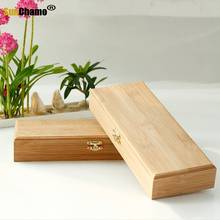 Caixa de madeira retangular em bambu e faca de chá, caixa de madeira em concha, caixa de madeira personalizada, caixa de incenso em bambu 2024 - compre barato