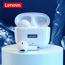 New Lenovo LP40 TWS Wireless Earphone Dual Stereo Bluetooth headphone Noise Cancelling Touch Control IPX5 Waterproof Headsets 2024 - купить недорого