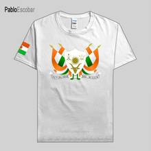 Camiseta de moda de Níger Nigerien, camisetas del equipo nacional, Camiseta 100% de algodón, ropa de gimnasio, camisetas deportivas de campo NE NER 2024 - compra barato