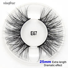 Visofree Lashes 5D норковые ресницы ручной работы норковые ресницы легкие накладные ресницы 25 мм драматические ресницы макияж E67 2024 - купить недорого