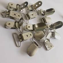 Metal Suspender Pacifier Clips Holders Round Dot Hole Face Clasp Plastic Insert 30pc 2024 - buy cheap