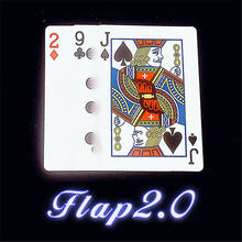 Flap 2,0-trucos de magia que cambian de forma continua, cartas, trucos de magia, mago, ilusionismo callejero, accesorios, mentalismo 2024 - compra barato