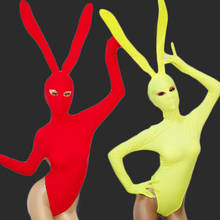 Jazz Costumes Sexy Bunny Girl Party Performance Bodysuit Nightclub Singer Dj Women Ds Hip Hop Dancer Rave Stage Outfit DT1372 2024 - buy cheap