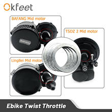 Okfeet espaçador 4 peças 9.6mm peças de conversão ebike para bafang bbs01 bbshd tsdz 2 lingbei mid motor suporte inferior montagem 2024 - compre barato