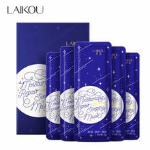 LAIKOU Hyaluronic acid No Washing Facial Mask Sleeping Face Care Anti Wrinkles Moisturizing Nourishing Repairing Portable Masks 2024 - buy cheap