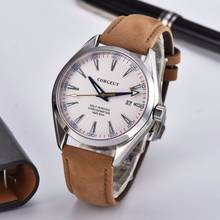 Corgeut-Reloj Automático Miyota de 41mm para hombre, pulsera de cuero mecánica, resistente al agua, deportivo, informal, de zafiro 2024 - compra barato