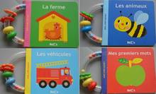 2 Books Parent child kids baby Early education French learning reading book Lovely picture cardboard pocket book Age 0 - 3 2024 - buy cheap