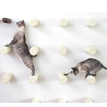 Мебель для лазания домашних животных котенок игрушки настенный сизаль Кошка Когтеточка для дома Когтеточка для скалолазания 2024 - купить недорого