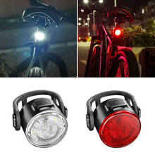 Red/White USB Rechargeable Cycling Taillight 6 Modes Bike Warning Rear Light Safety Night Riding Bike Light 2024 - buy cheap