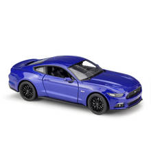 Ford Mustang GT-coche de lujo clásico para niños y adultos, juguete de aleación de metal fundido a presión, escala 1/24, 4 colores, 2015 2024 - compra barato