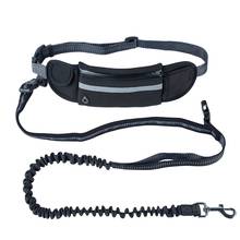 Hands Free Dog Running Leash with Waist Pocket Adjustable Belt Shock Absorbing Bungee Fits up to 45 inch Waist 2024 - buy cheap