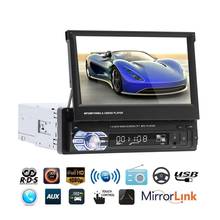 7'' Car Stereo 9160G Audio Radio GPS Navigation Retractable Autoradio with BT DVD MP5 SD FM USB Player Rear View Camera 2024 - buy cheap