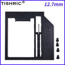 TISHRIC 12.7mm 2nd Hdd 2.5 HDD HD SSD Enclosure SATA3.0 Caddy External Hard Disk Drive Box For Laptop CD-ROM DVD-ROM Optical Bay 2024 - buy cheap