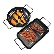Kitchen BBQ Grill Pan Barbecues Outdoor Cooking Pan Gas Stove Cooker Party Picnic Terrace Beach Barbecue Trays for dropshipping 2024 - buy cheap