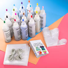 18pcs Colorful Tie Dye Kit DIY Garment Graffiti Fabric Textile Paint 120ml  Non-toxic Clothing Tie Dye Kit Pigment Set 2024 - buy cheap