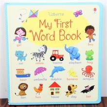 Книга с рисунками на английском языке: новые настольные книги-книга с надписью «My first word», английский язык для раннего образования малышей и детей 2024 - купить недорого