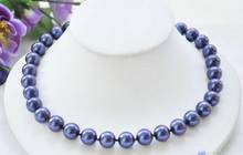 17" 12mm blue SOUTH SEA SHELL PEARL NECKLACE 2024 - buy cheap