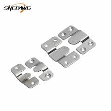 2pcs Furniture Hinge Bed Chair Connection Hinge Repair Replacement Stainless Steel Connect Hinge for Hanging Picture Mirror 2024 - buy cheap