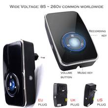 wireless doorbell no battery smart doorbell EU US UK Plug Water proof Remote Door Bell 150m remote doorbell 2024 - buy cheap