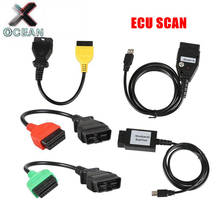 High quality For Fiat ECU Scan FiatECUScan + MultiECUScan For Fiat / Alfa Romeo / Lancia OBD2 Scanner Diagnostic Cables Adapters 2024 - buy cheap