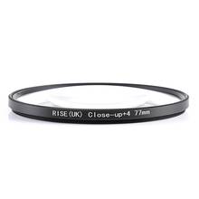 RISE(UK) 77mm Close-Up +4 Macro Lens Filter for Nikon Canon SLR DSLR Camera 2024 - buy cheap