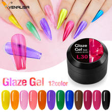 Venalisa Glass Gel Lacquer Translucent Candy Color Neon Gemstone Soak Off UV LED Nail Gel Varnish Glaze Gel Nail Decoration Gel 2024 - купить недорого