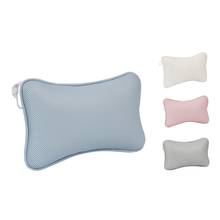 Almohada de malla 3D para reposacabezas de bañera, cojín antideslizante con ventosas, para bañera, cuello y espalda 2024 - compra barato