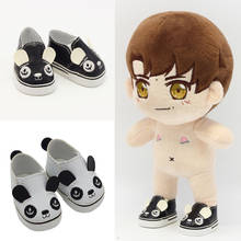 5*2.7cm  1Pair Cute Panda Shoes for 14.5-Inch Girl Dolls and 20cm EXO Dolls Toy Shoes Toy Boots Accessories Gift for Kids 2024 - buy cheap