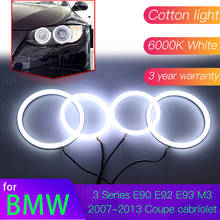 Angel Eyes Kit 6000L Cotton White Halo Ring Light for BMW 3 Series E90 E92 E93 M3 2007-2013 Coupe Cabriolet 2024 - buy cheap