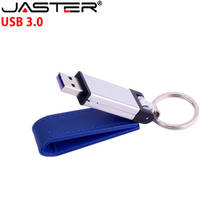 JASTER USB 3.0 usb leather style USB Flash Drive Pendrive 4GB 8GB 16GB 32GB 64GB keychain Memory Card usd memory stick gift 2024 - buy cheap