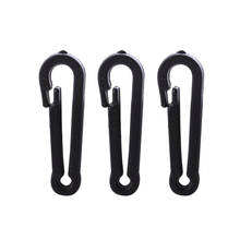 100pcs Plastic Black Lobster Clasps Hooks Key Chain Holding Clasps mask non-slip buckle JewelryMaking Accessories Wholesale 2024 - buy cheap