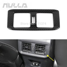 Carbon For Toyota RAV4 XA50 2019 2020 Car Interior Armrest Box Rear Air Condition AC Vent Decor Frame Cover Trim Accessories 2024 - buy cheap