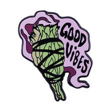 Good vibes sage enamel pin clear the negative energy gift 2024 - buy cheap