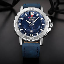 NAVIFORCE Brand Sport Men Luxury Military Watches Men Analog Quartz Clock Leather Waterproof Wrist Watch Relogio Masculino 9122 2024 - buy cheap