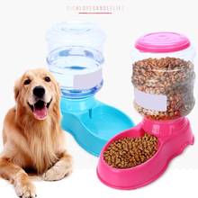 Bebedero de plástico para mascotas, bebedero automático para gatos y perros de 3,5l, contenedor de comida para animales, tazón de agua para mascotas 2024 - compra barato