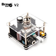 Трубчатый усилитель Bravo Audio V2, обновленный класс A ECC82, трубчатый многогибридный усилитель для наушников 2024 - купить недорого