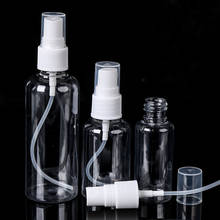 Botellas Vacías transparentes con pulverizador, envases de plástico para cosméticos, 30ml/50ml/100ml, 1 unidad 2024 - compra barato